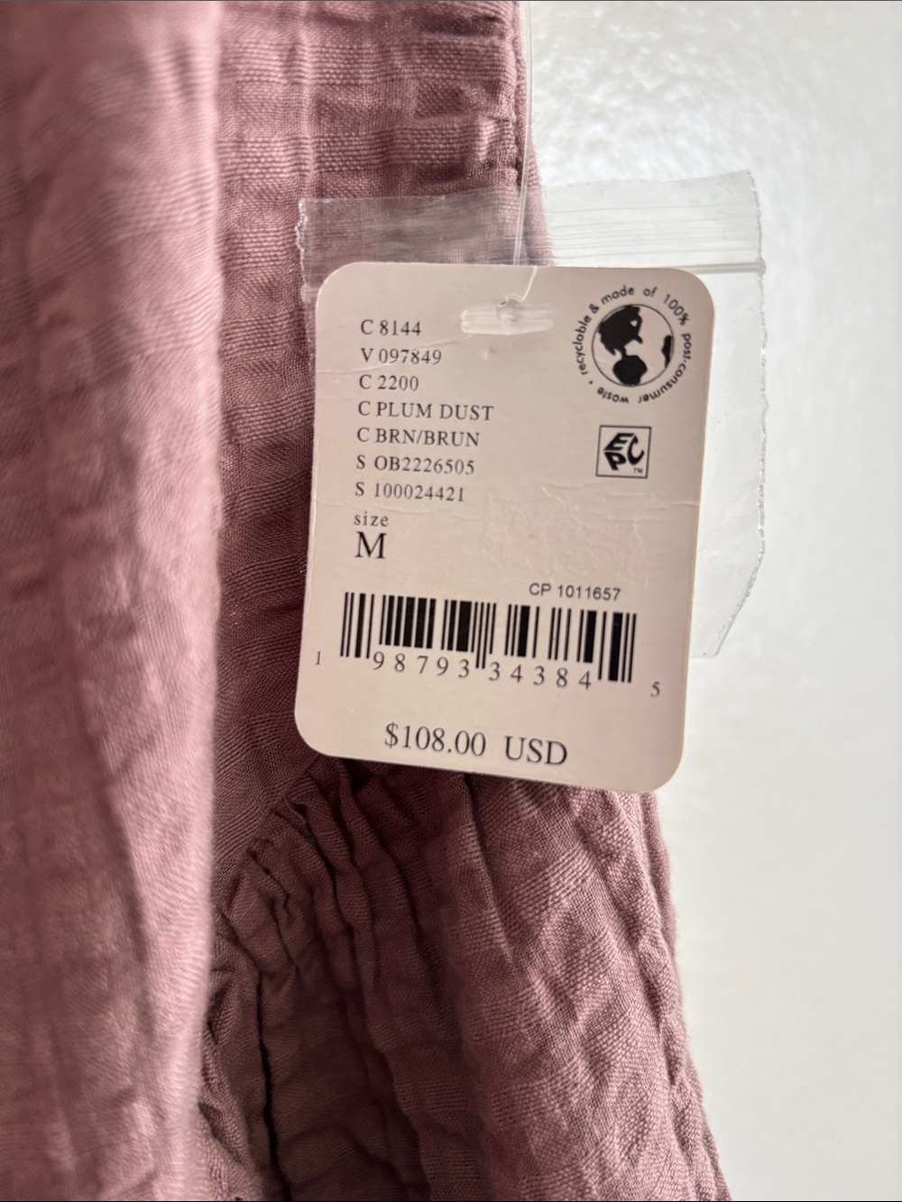 free people free-est ciara pucker check midi dress NWT - Picture 3 of 7